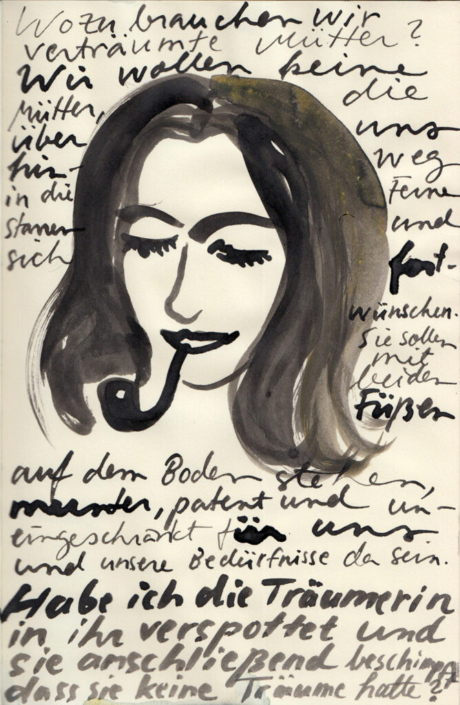 Niina Lehtonen Braun
Untitled, 2023, Ink on paper, 21 x 13,5 cm