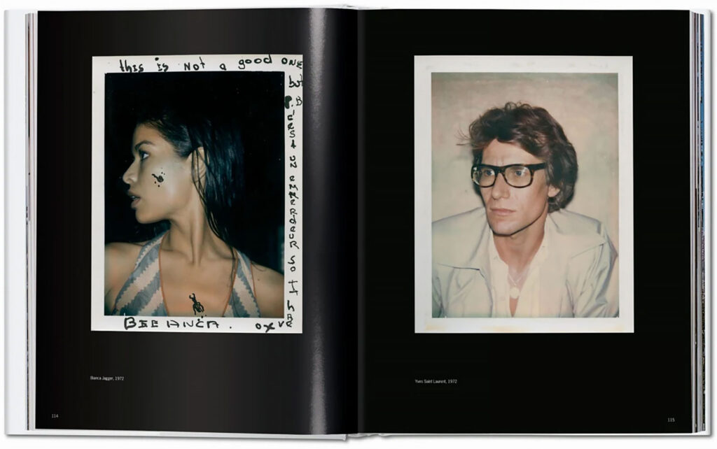 Vista interna del libro "Andy Warhol. Polaroids 1958-1987"
Foto: Taschen Verlag