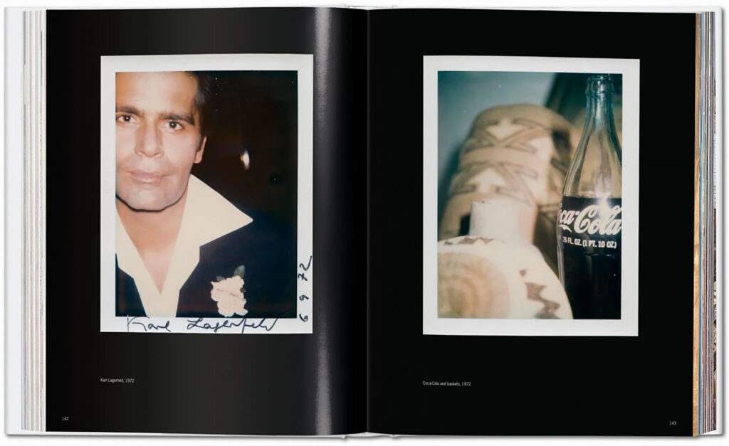 Binnenzicht van het boek "Andy Warhol. Polaroids 1958-1987"  Foto: Taschen Verlag