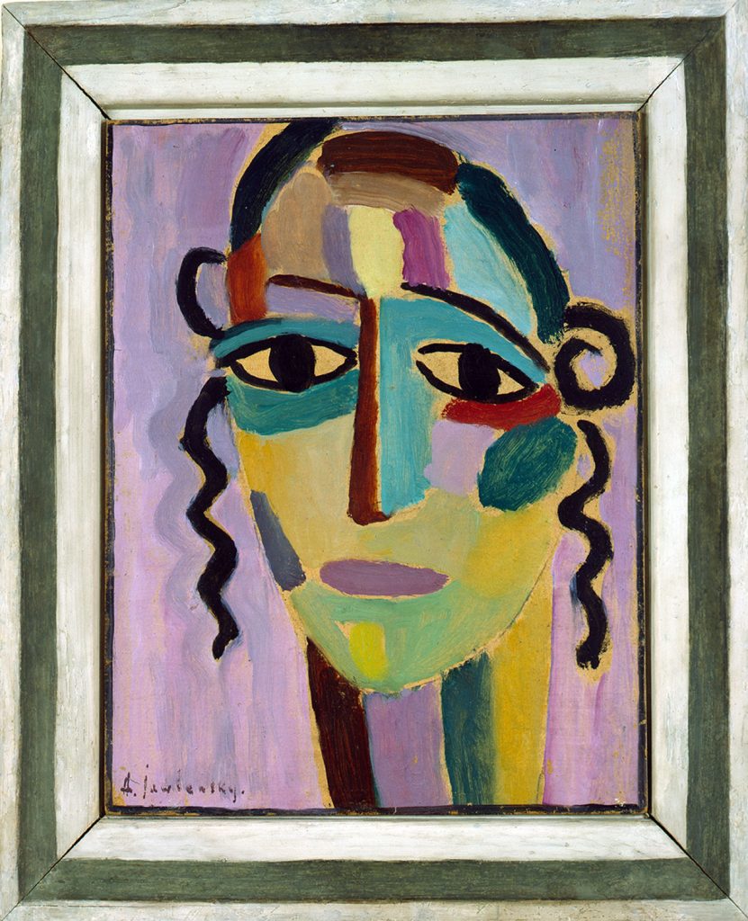 Alexej von Jawlensky, Cabeça mística (Retrato de Emmy Scheyer) 1917
W. Fuhrmannek, Museu Estatal de Hesse, Darmstadt