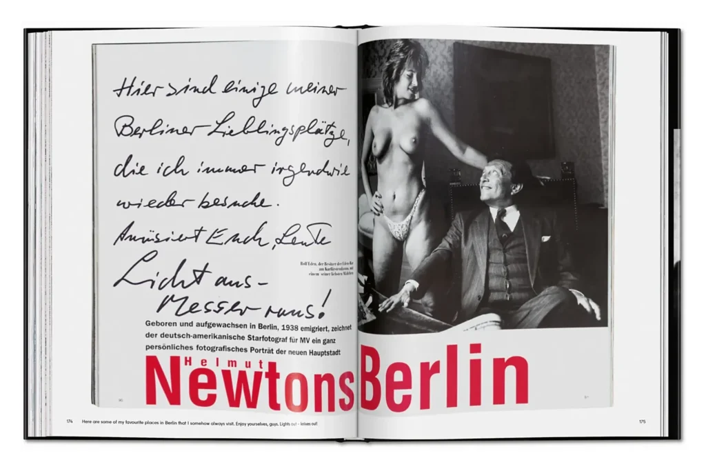 Interior view -"Helmut Newton - Berlin, Berlin"
 © Taschen Verlag