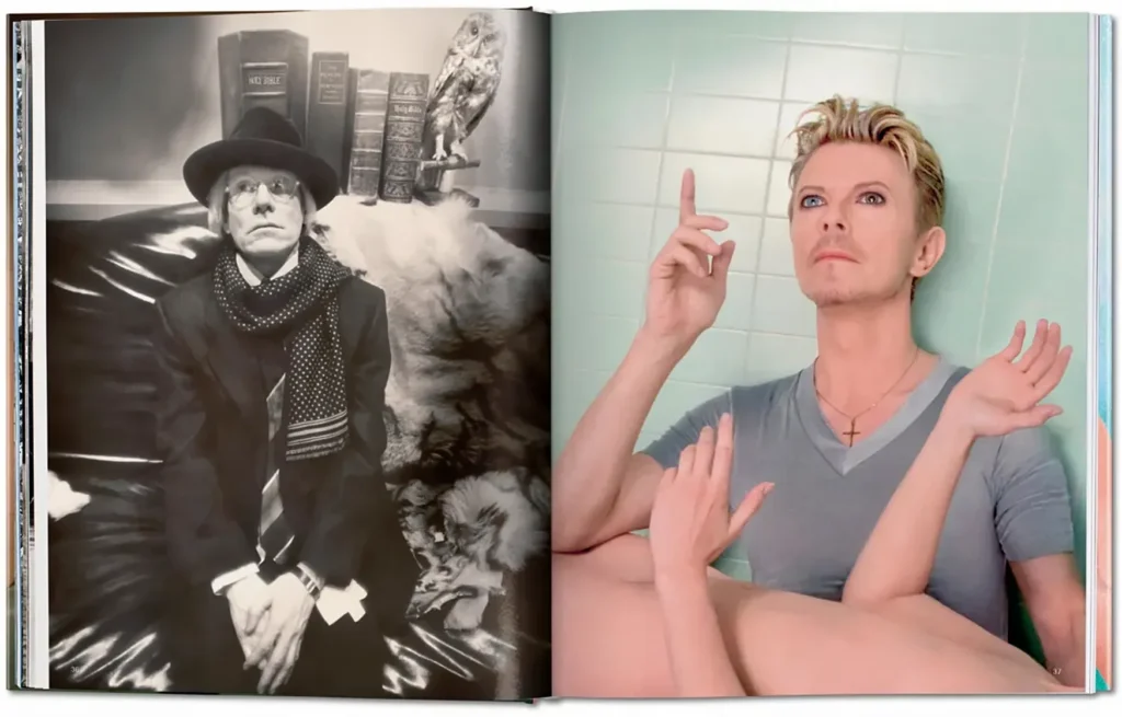 Andy Warhol, 1987“I’m a deeply superficial person.”— Andy Warhol
David Bowie, 1995“And the stars look very differenttoday.” — David Bowie 
Photo: David LaChapelle