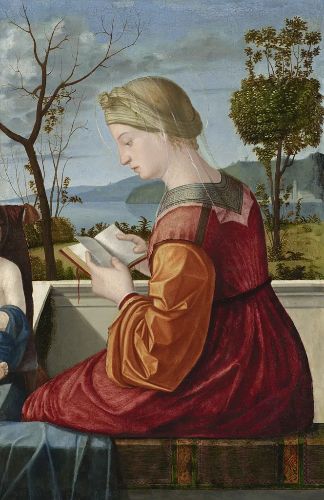 Vittore Carpaccio, Lectura virgen Maria, ca. 1505, 
National Gallery of ArtWashington, Samuel H. Kress Collection,
© Autorizado por la National Gallery of Art, Washington