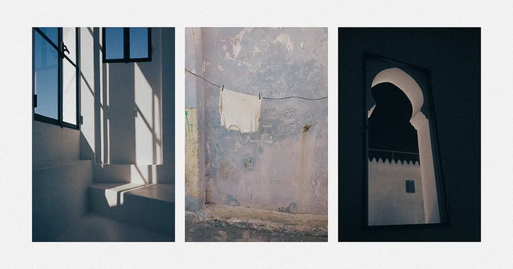 Ventanas, muros y arcos - escenas cotidianas en Tánger
© Davide Edoardo